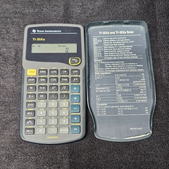Texas Instruments TI-30XA Scientific Math Calculator With Cover - Picture 8 of 8